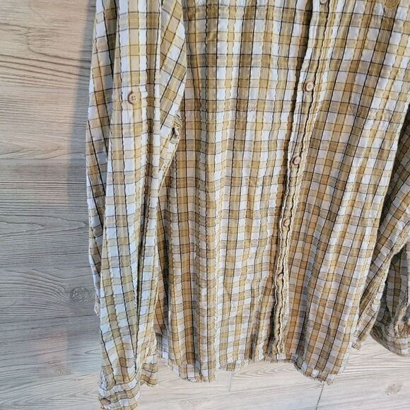 Beretta Sport Plaid Long Sleeve Button Down Shirt SZ XXL Hunting Shooting Top - Picture 5 of 7